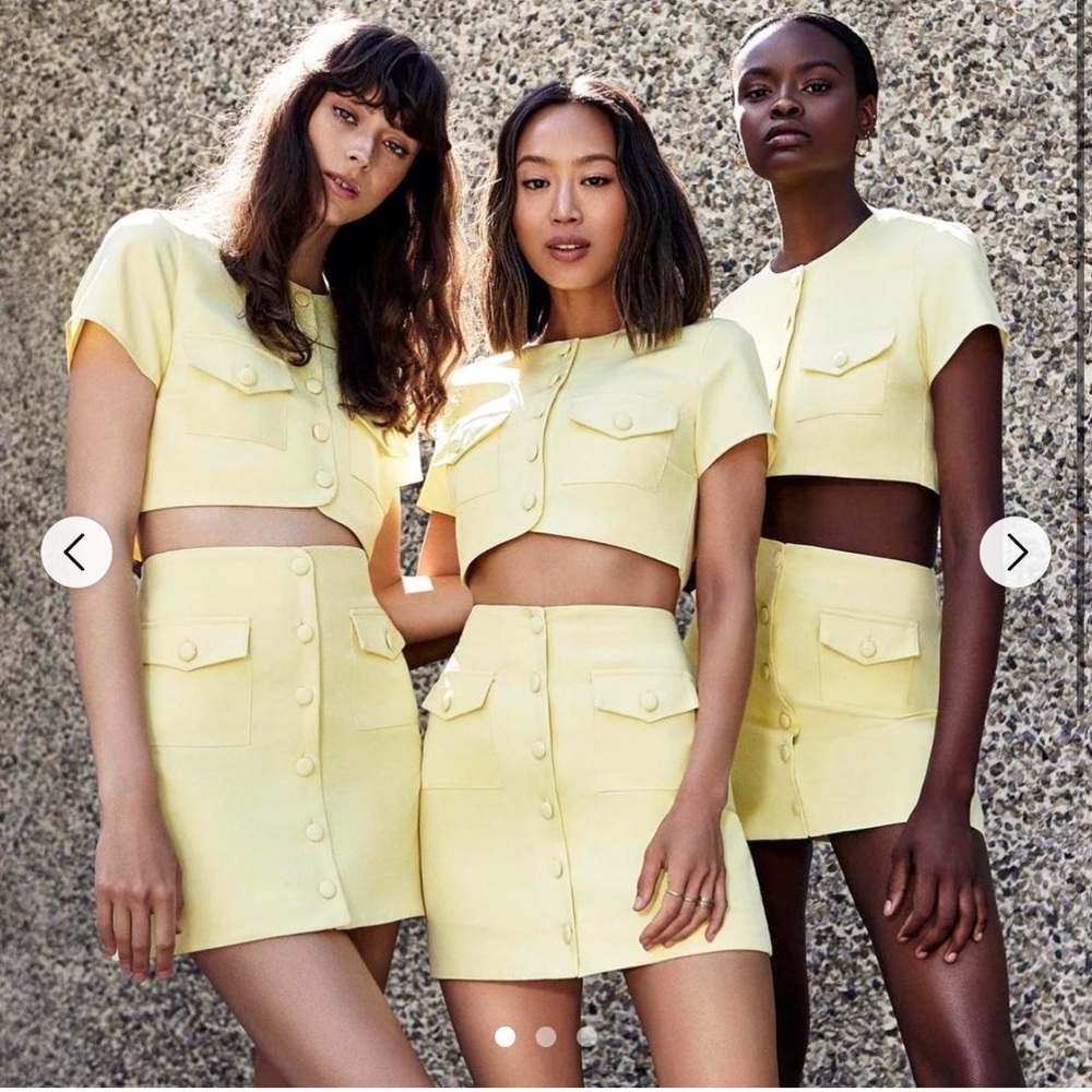 Song of Style Yellow Mini Dress